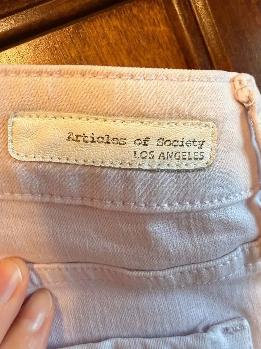 Articles of Society Women's Lavender Pink Skinny Stretch Jeans Size 29